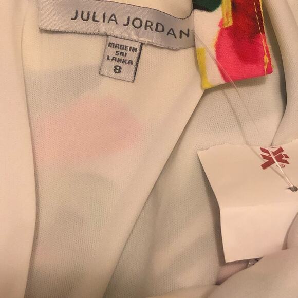 ⭐ 🔥 50% OFF SALEL PRICE Julia Jordan Floral Sleeveless Midi Dress 8 NWT - Picture 10 of 10